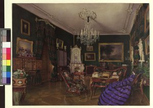 Salon of Countess Demblin in Hietzing by Franz Alt