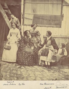 Group Portrait of Four Women and Three Children