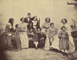 Ten members of the Antoine family