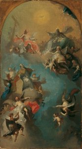 The Assumption of Saint Augustine into Heaven by Franz Anton Maulbertsch