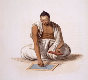 A Dyback, or Astrologer, 1804 by Franz Balthazar Solvyns