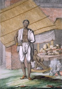 Houalouays, a Confectioner or Pastry Cook by Franz Balthazar Solvyns