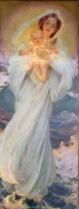 Mother and Child by Franz Dvorak