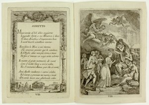 Plate 8, from Nella Venuta by Franz Edmund Weirotter