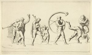Triumphal Procession of Bacchus by Franz Ertinger