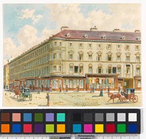 2., Taborstraße 15 - Residence of Johann Strauss Sr. by Franz Gerasch