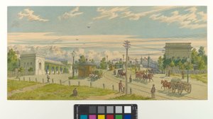 Line at the Kaiser-Franz-Joseph Bridge by Franz Gerasch