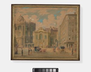The Old Burgtheater, Vienna by Franz Gerasch