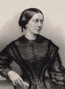 Portrait of Clara Schumann, 1860 by Franz Hanfstaengl