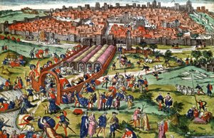 Capture of Tunis by Charles V by Franz Hogenberg