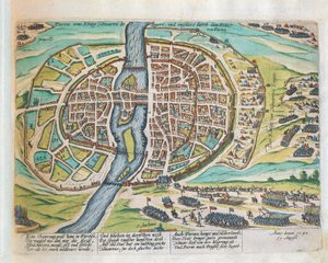 King Henry of Navarre besieging Paris, August 1590 by Franz Hogenberg