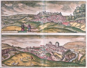 Lebrija and Setenil - Spain by Franz Hogenberg