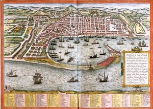 Map of Messina, Italy