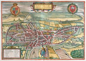 Norwich - Great Britain by Franz Hogenberg