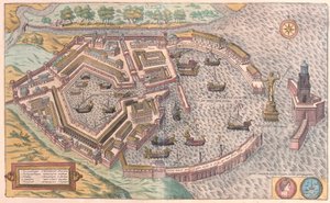 Ostia, Ancient Rome, Italy (engraving)