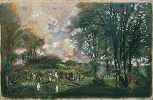 The Old Jewish Cemetery in Lublin by Franz Hohenberger