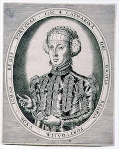 Portrait of Catherine, Queen of Portugal, wife of John III