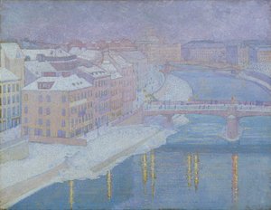 On the Danube Bank by Franz Jaschke