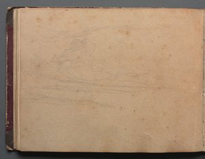 Album with Views of Rome and Surroundings, Landscape Studies, page 29b: Landscape Study