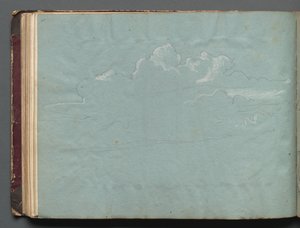 Album with Views of Rome and Surroundings, Landscape Studies, page 36b: Cloud Study by Franz Johann Heinrich Nadorp