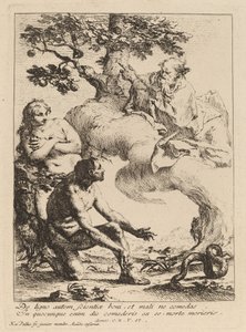 God Commanding Adam and Eve by Franz Karl Palko