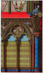 Decoration of the Sainte Chapelle, Paris, 13th century