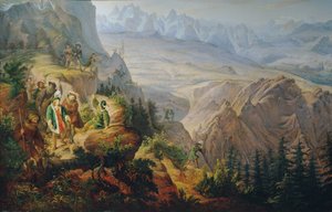 Emperor Maximilian I (?) Hunting Ibex