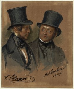 August v. Kloeber, Julius Schoppe by Franz Krüger