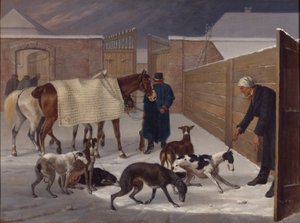 Return from the Hunt by Franz Krüger