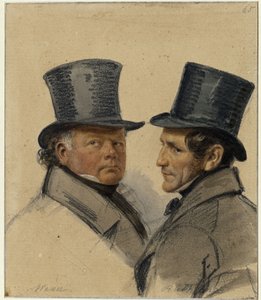 Johann Ferdinand Rüthling, Johann Gottfried Karl Wauer by Franz Krüger
