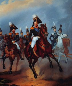 Nicholas I with His Officers, 1835
