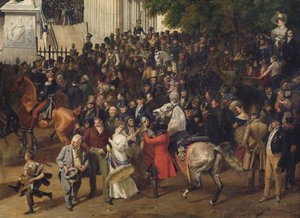 Parade on the Opernplatz in Berlin (detail)
