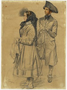 Spreewald Farmer Couple by Franz Krüger
