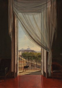 A View of Naples through a Window by Franz Ludwig Catel