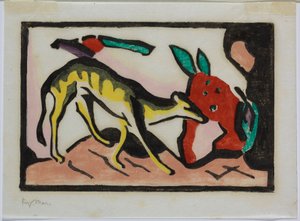 Mythical Creature by Franz Marc