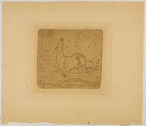 Dying Deer by Franz Marc