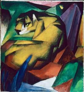 The Tiger, 1912 by Franz Marc