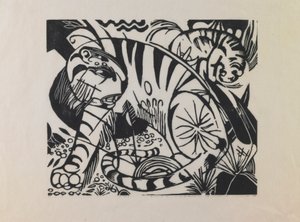 Tiger by Franz Marc