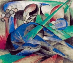Dreaming Horse by Franz Marc