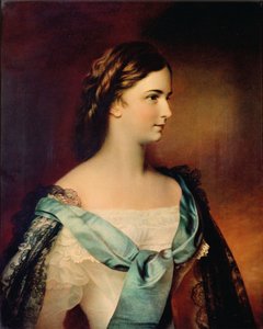 Portrait of Empress Elisabeth of Austria by Franz Schrotzberg