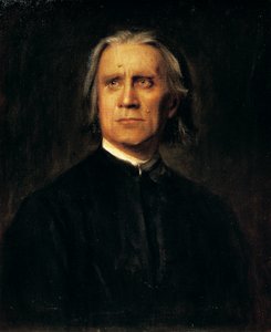 Portrait of Hungarian composer and pianist Franz Liszt
