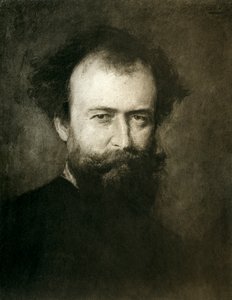 Wilhelm Busch by Franz Seraph von Lenbach