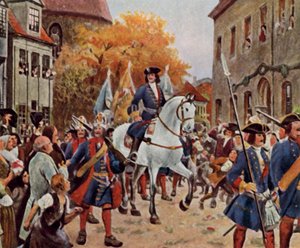 Prince Leopold I Enters Dessau after the End of the War of the Spanish Succession