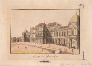View of Belvedere by Franz Volkmann