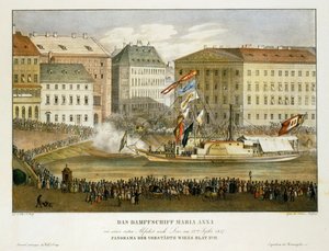 The Steamship Maria Anna, Departure to Linz