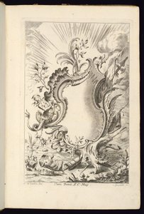 Cartouche with Dragon, Book of Cartouches for Different Uses