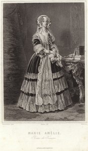 Maria Amalia of Naples and Sicily by Franz Xaver Winterhalter