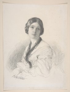 Portrait of Baroness Gudin, née Margareth Louis Hay by Franz Xaver Winterhalter