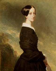Portrait of Francoise Caroline de Bourbon Bragance, Princess of Joinville