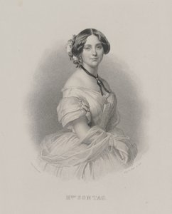 Portrait of the opera singer Henriette Sontag